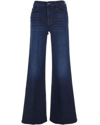 Mother - 'The Twister Sneak' Jeans With Belt Loops And Wide Leg - Lyst