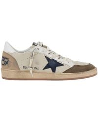 Golden Goose - Sneakers Ballstar With Goat Leather And Cow Leather - Lyst