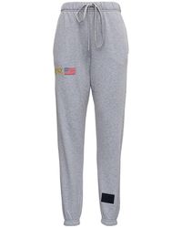 Autry Cotton sweatpants With Logo - Gray