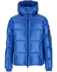 Tatras - 'Belbo' Down Jacket With Fixed Hood And Logo Patch On The - Lyst