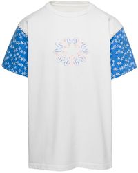 ERL - T-Shirt With Graphic Print On Sleeve And Front - Lyst