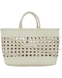 OSOI - Borsa A Mano 'Biscuit Tote' Con Doppi Manici Rotondi E Design Int - Lyst