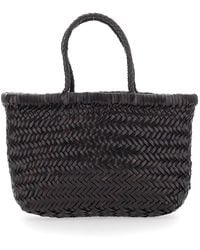 Dragon Diffusion - Handbag 'Flat Gora' Mini With Two Top Handles And Eco - Lyst