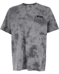 MSGM - Tie-Dye T-Shirt - Lyst