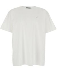 Tatras - T-Shirt 'Selo Logo Metallo' With Metallic Logo On The Fro - Lyst