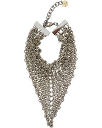 Silvia Gnecchi - 'Bandite' -Colored Necklace With Chain Design And - Lyst