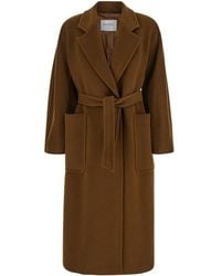 Max Mara - Cappotto 'Attuale' Doppiopetto Con Revers Classici - Lyst