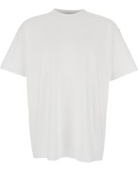 Givenchy - Crewneck T-Shirt With Logo Patch On The Front - Lyst