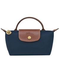 Longchamp - 'Le Pliage Original' Mini Bag With Logo Engraved On The - Lyst