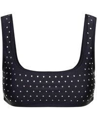 ANDAMANE - Sports Bra With Crystals - Lyst