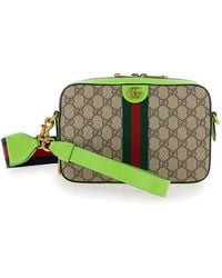 Gucci - 'Small Ophidia Gg' And Ebony Crossbody Bag With Web Detail - Lyst