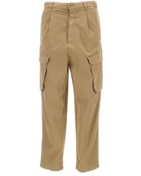 Semicouture - Sand-Colored Cargo Pants - Lyst