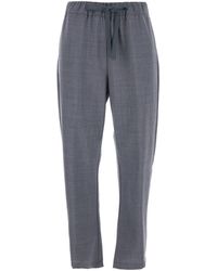 Semicouture - 'Buddy' Cropped Pants With Drawstring Waist - Lyst