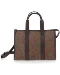 Etro - 'Arnica' Small Handbag With Adjustable And Removable Should - Lyst
