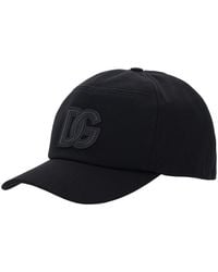 Dolce & Gabbana - Baseball Cap With Logo Patch On The Front - Lyst