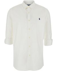 Polo Ralph Lauren - Shirt Oxford Slim Fit Cotton - Lyst