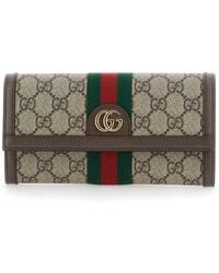 Gucci - Canvas Ophidia Gg Continental Wallet - Lyst