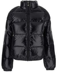 Pyrenex - Piumino 'Vintage Mythic' Con Colletto Rialzato E Patch Logo Su - Lyst