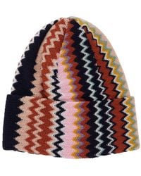 Missoni - Hat With Brim And Zigzag Motif - Lyst