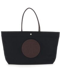 Tory Burch - Ella Twisted Tote Bag With Logo On The Front - Lyst