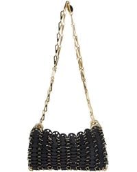 Rabanne - Shoulder Bag With Two Chain-Link Shoulder Straps And Log - Lyst