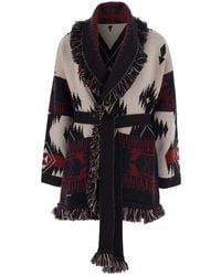 Alanui - Icon Jacquard Cardigan With Long Sleeves - Lyst
