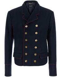 Dolce & Gabbana - Double-Breasted Blazer - Lyst