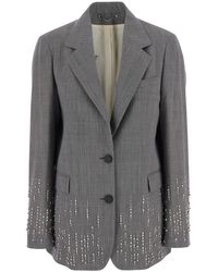 Golden Goose - Single-Breasted Wool Jacket - Lyst