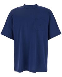 The North Face - T-Shirt Con Logo Tono Su Tono Ricamato Sul Fronte - Lyst