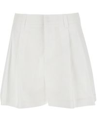 FEDERICA TOSI - Shorts With Wide Leg And Hidden Front Closure - Lyst