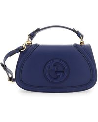 Gucci - 'Blondie' Handbag With Gg Logo Plaque On The Front - Lyst