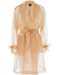 Pinko - Trench Coat Coco - Lyst