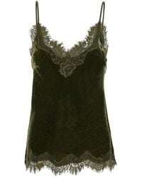 Gold Hawk - Velvet Shirt With Refined Details - Lyst