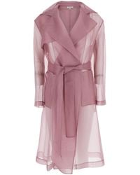 Antonelli - "Valmorea Organza Trench" Organza Trench With Front C - Lyst