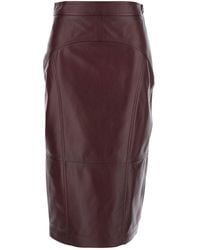Max Mara - Gonna 'Taiga' Con Chiusura Con Zip Nascosta Sul Lato E - Lyst
