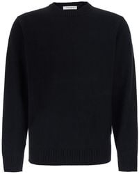 Kangra - Crew Neck Sweater With Ribbed Finishes - Lyst