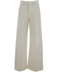 Grifoni - Five-Pocket Pants With Denim Details - Lyst