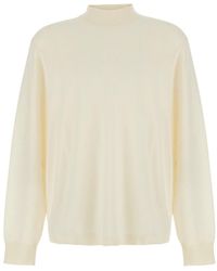 Calvin Klein - Merino Turtleneck With High Collar And Long Sleeves - Lyst