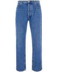 Bottega Veneta - High-Waisted Jeans With Logo Patch On The Back - Lyst