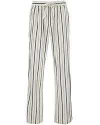 Dolce & Gabbana - Pants 'Striped Poplin' With Vertical Stripe Design In - Lyst