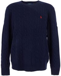 Polo Ralph Lauren - Crew Neck Sweater Wool-Cashmere - Lyst