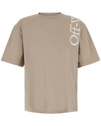 Off-White c/o Virgil Abloh - T-Shirt Vertical Bookish Technical Fabric T-Shirts - Lyst