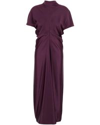 FEDERICA TOSI - Abito Lungo Con Chiusura Nascosta Sul Retro - Lyst