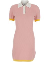 Fendi - Dress With Classic Collar - Lyst