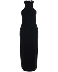 TOTEME - Long Dress With V-Neck And Thin Straps - Lyst