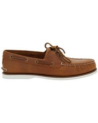 Timberland - Loafers With Bow Detail On The Front And Embossed Logo On The Side - Lyst