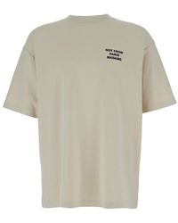Drole de Monsieur - 'Le T-Shirt Slogan' Crew Neck T-Shirt With Slo - Lyst