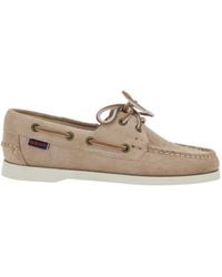 Sebago - 'Portland Dockside' Loafers With Decorative Laces On The - Lyst