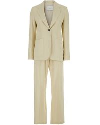 Tela - Single-Breasted Suit With Notched Revers - Lyst