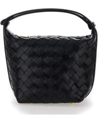 Bottega Veneta - Borsa A Mano 'Candy Wallace' Con Motivo Intrecciato In - Lyst